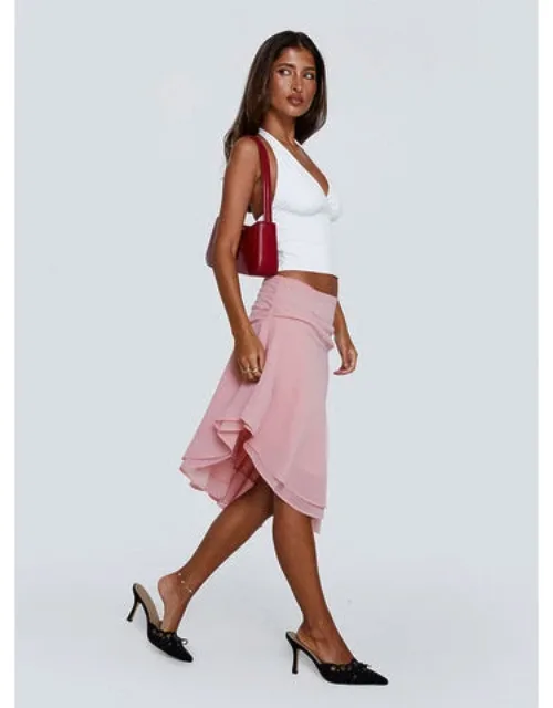 Asymmetrical Midi Skirt