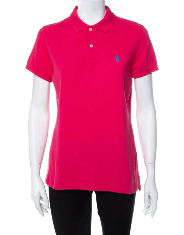 Pique Skinny Polo T-shirt With Soft And Breathable Cotton And Short Sleeved