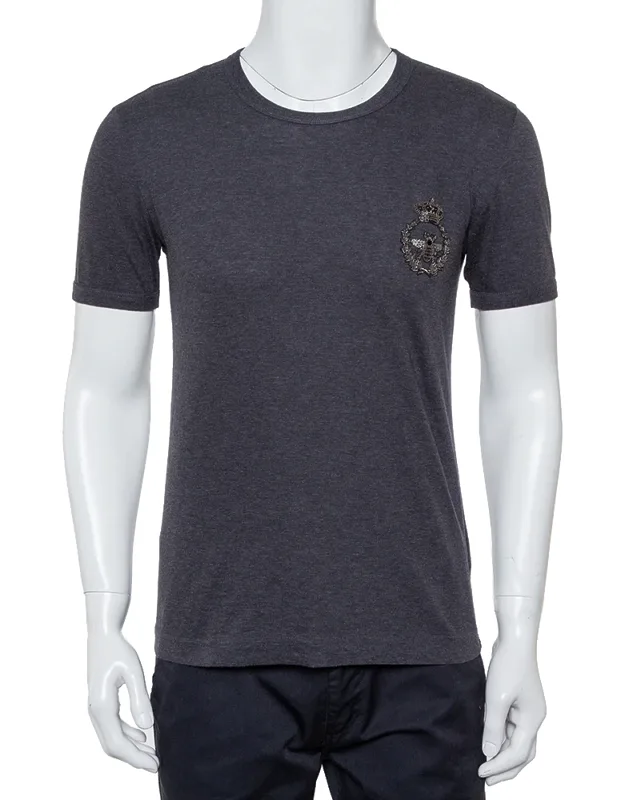 Cotton Crown & Bee Patch T-shirt
