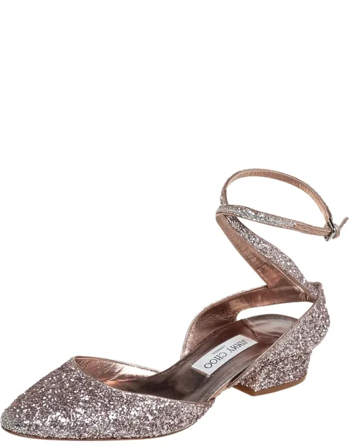 Glitter Micky Ankle Strap Sandals