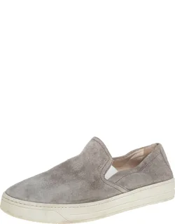 Suede Slip On Sneakers