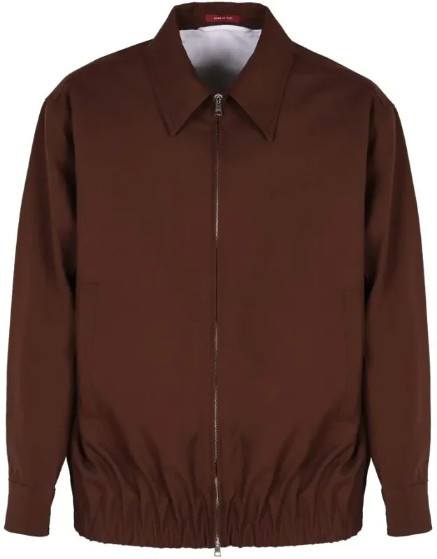 Wool Bomber-style Jacket