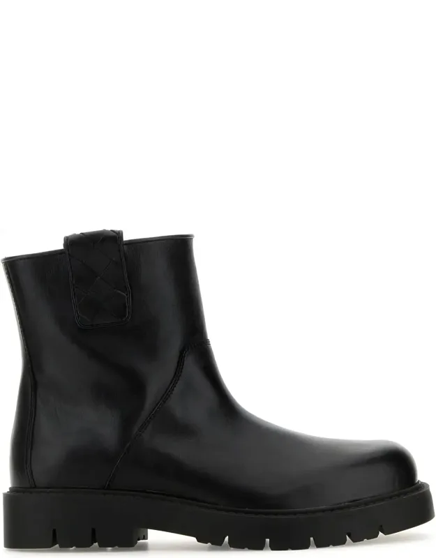 Leather Haddock Ankle Boots