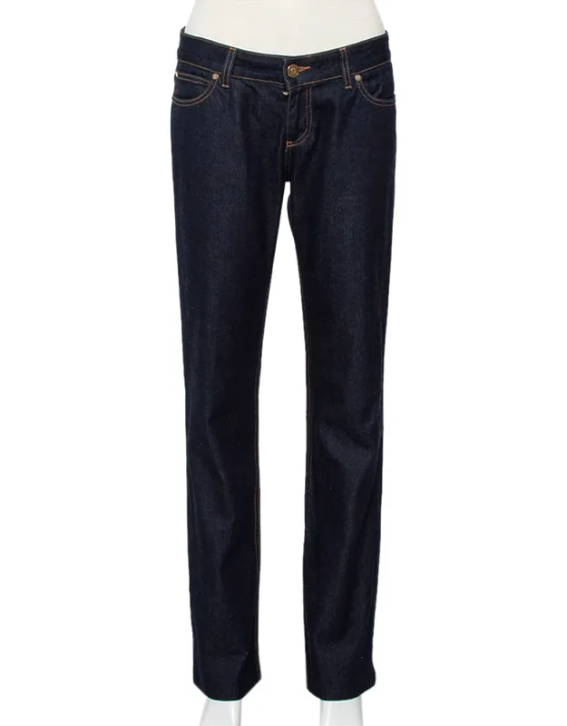 Denim Straight Leg Jeans