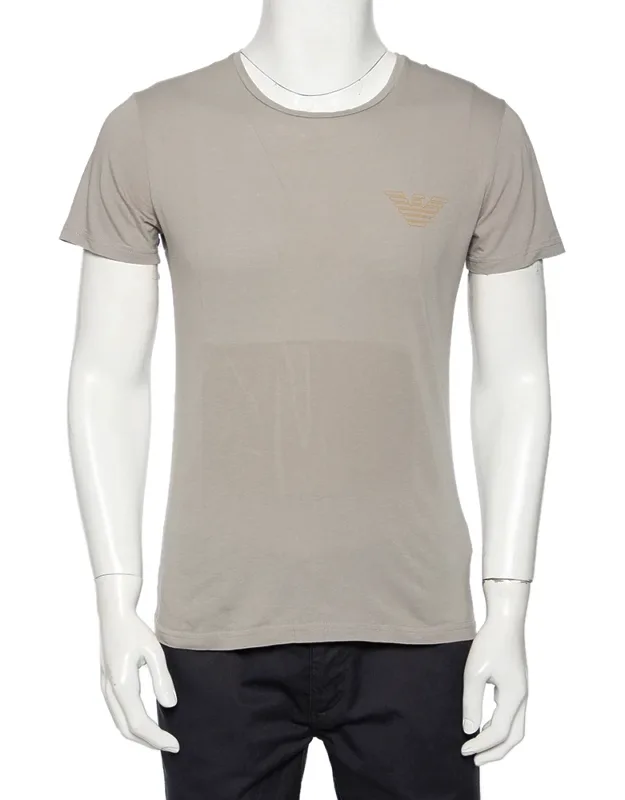 Logo Printed Cotton Crewneck T-shirt