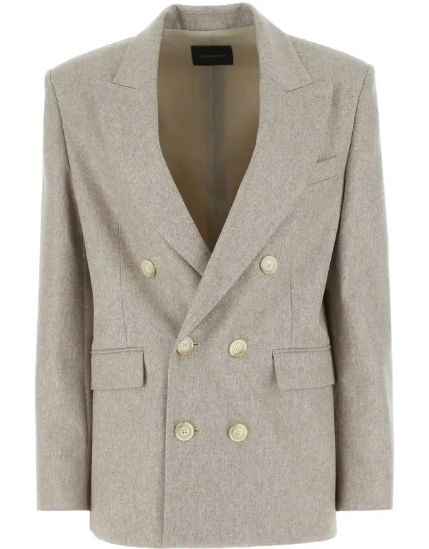 Stretch Wool Blend Blazer