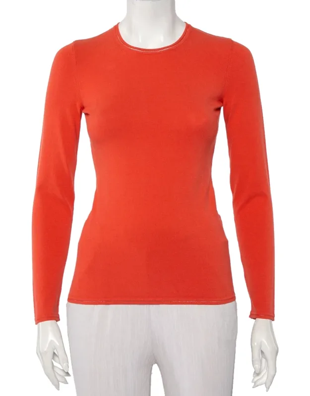 Knit Long Sleeve Roundneck T-shirt