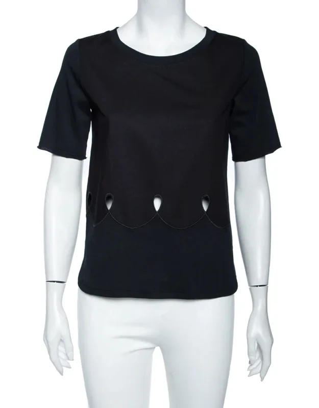 Cut Out Detail Jersey T-shirt
