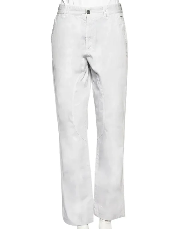 Pale Lilac Denim Biker Jeans