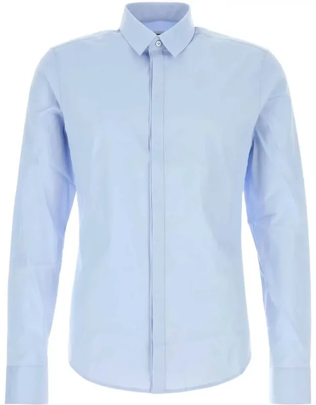 Light Blue Poplin Shirt