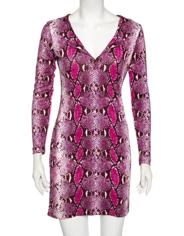 Animal Print Silk Dress