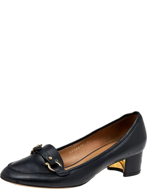 Leather Slip-on Pumps