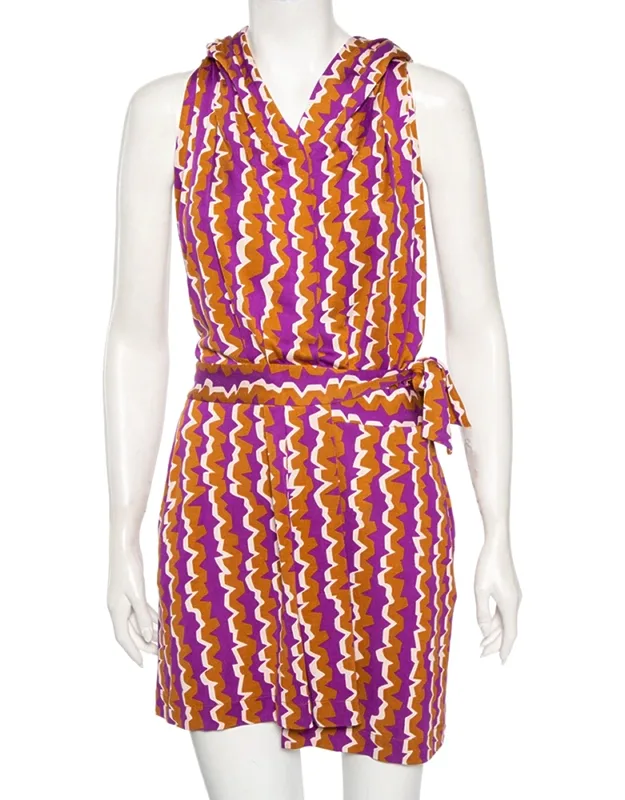 Silk Mylene Mini Wrap Dress