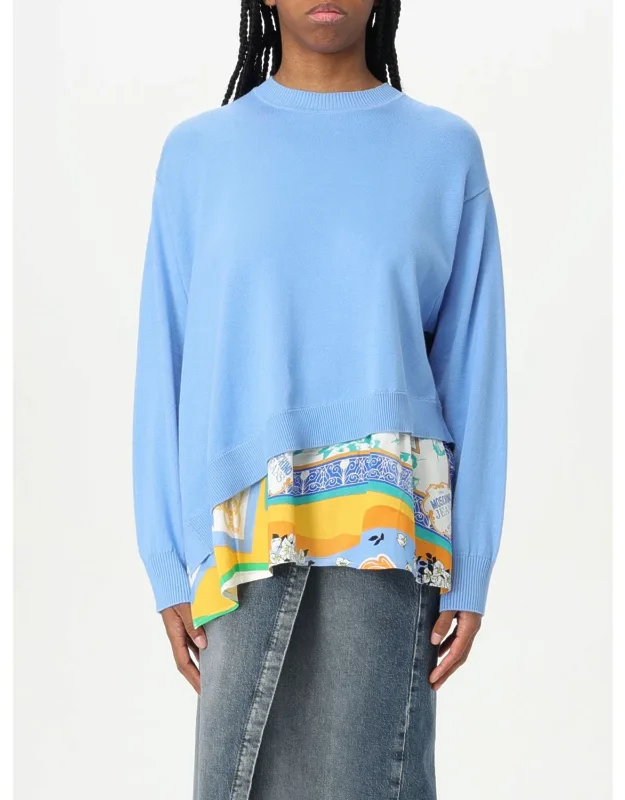 Sweater Color Gnawed Blue