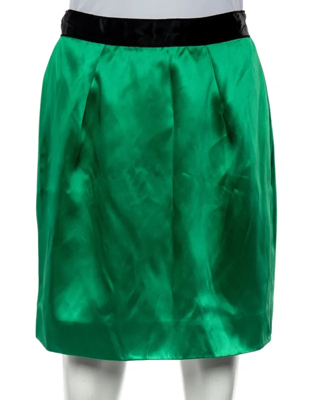Satin Mini Skirt