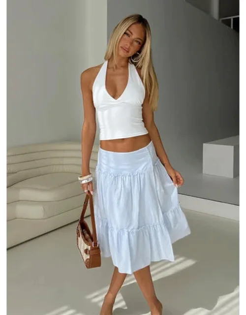 Cascades Low Rise Midi Skirt