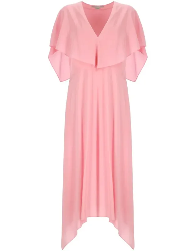 Dress With Inset Pockets And Layered Detailing