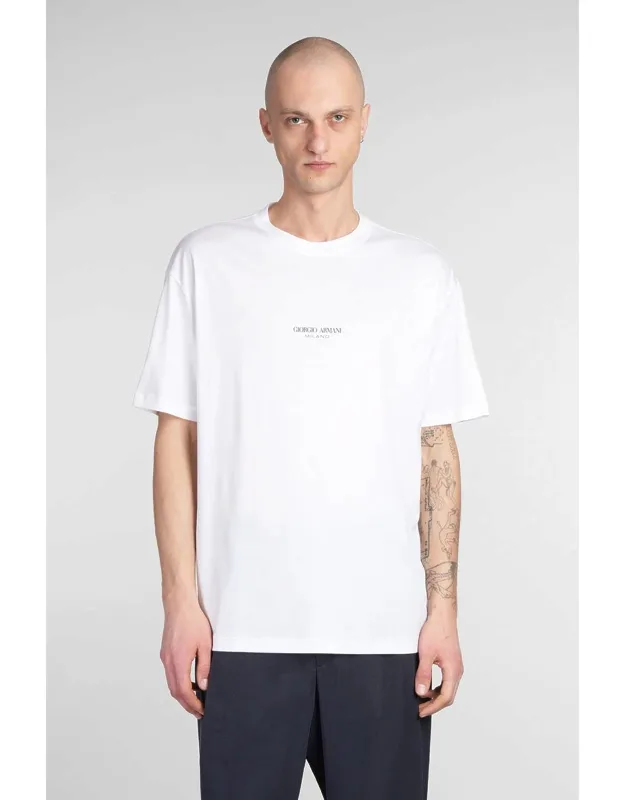 T-shirt With Round Neck And Short Sleeves