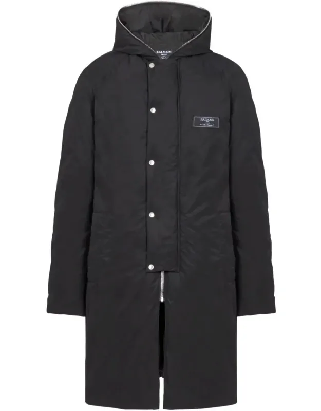 Jacket With Satin Lining And Logo Patch