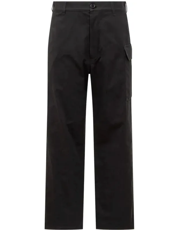 Trousers With Button Closure