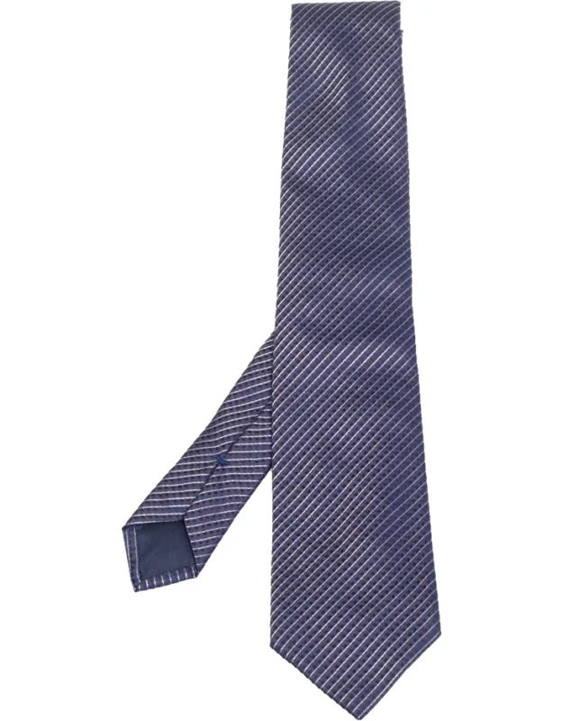 Striped Silk Narrow Tie