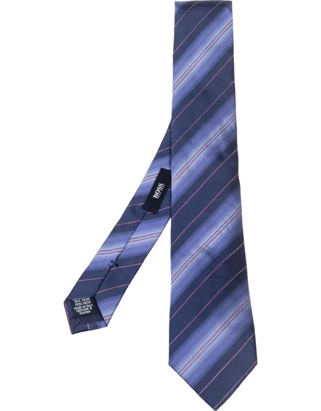 Striped Silk Narrow Tie