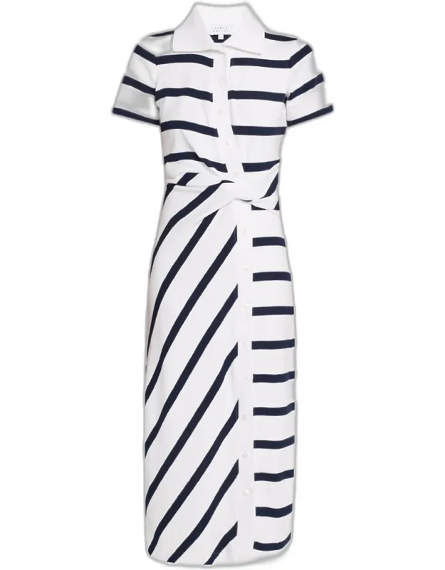 Ellicot Stripe Shirtdress