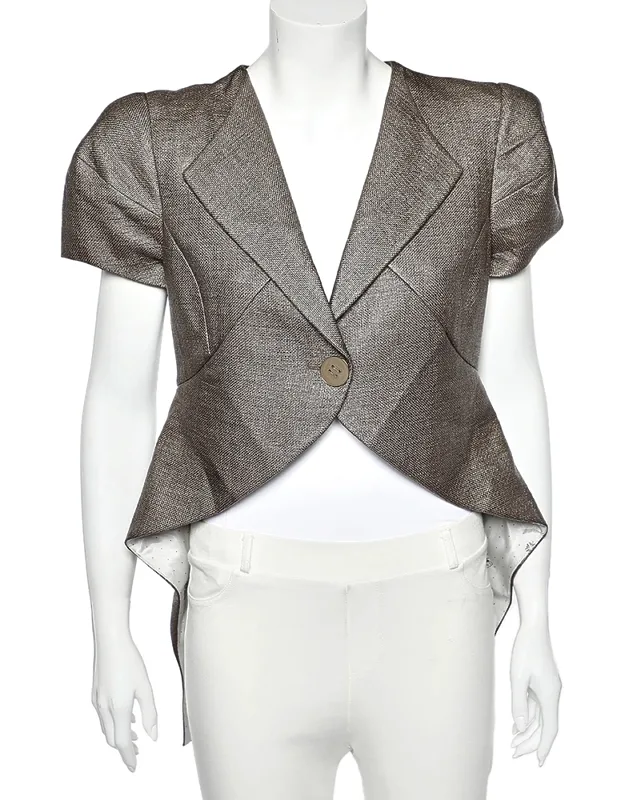 Asymmetric Hem Blazer