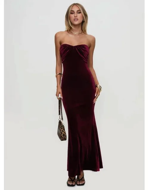Irena Strapless Maxi Dress