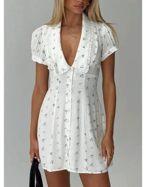 Fabiola Collared Mini Dress