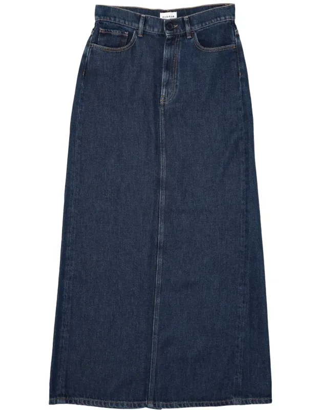 Joy Long Denim Skirt