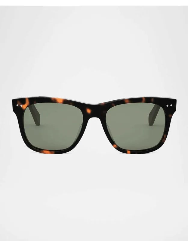 Thin Acetate Square Sunglasses