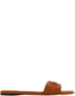 Liss Leather Slides