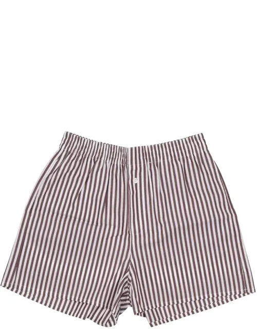 Cotton Buttoned Shorts