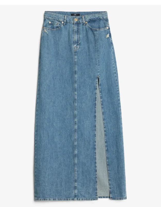 Linen Maxi Skirt