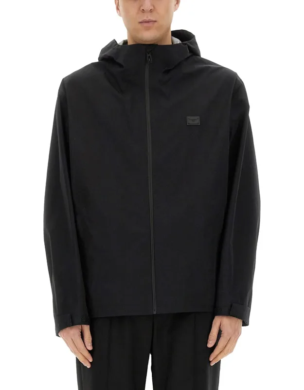Hooded Jacket Made In Italy