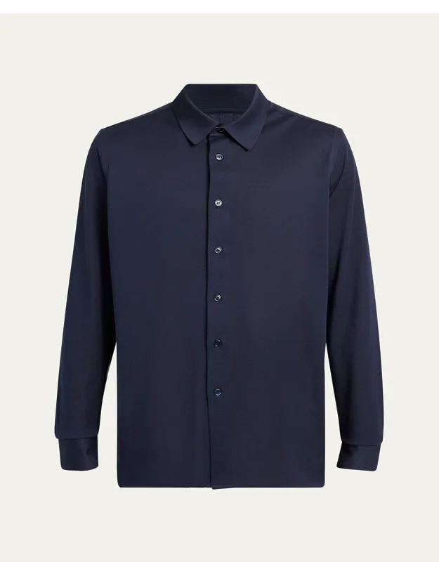 Silk Pique Sport Shirt
