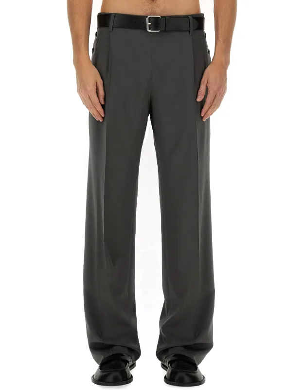 Wool Pants Made In Italy