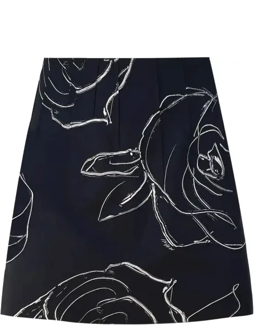 Poplin Mini Skirt