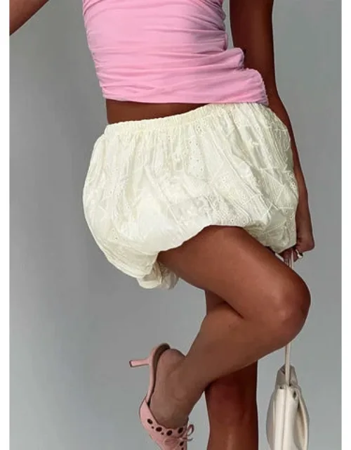 Bubble Hem Mini Skirt