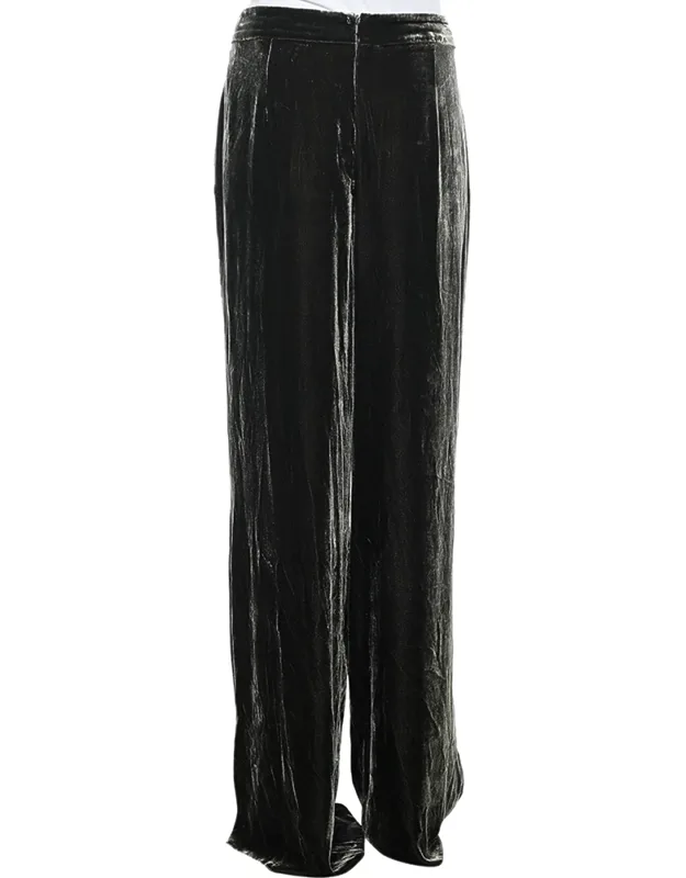 Velvet Palazzo Pants