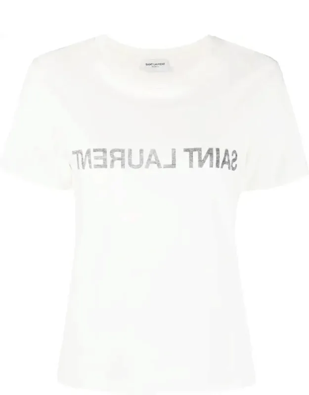 Reverse Logo-print T-shirt