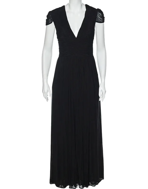 Jersey Ruched Maxi Dress