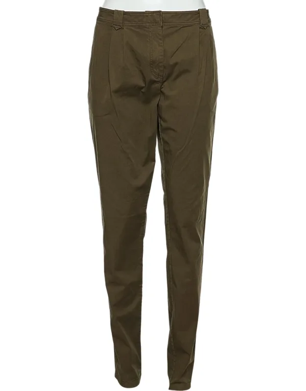 Cotton Pleated Pants