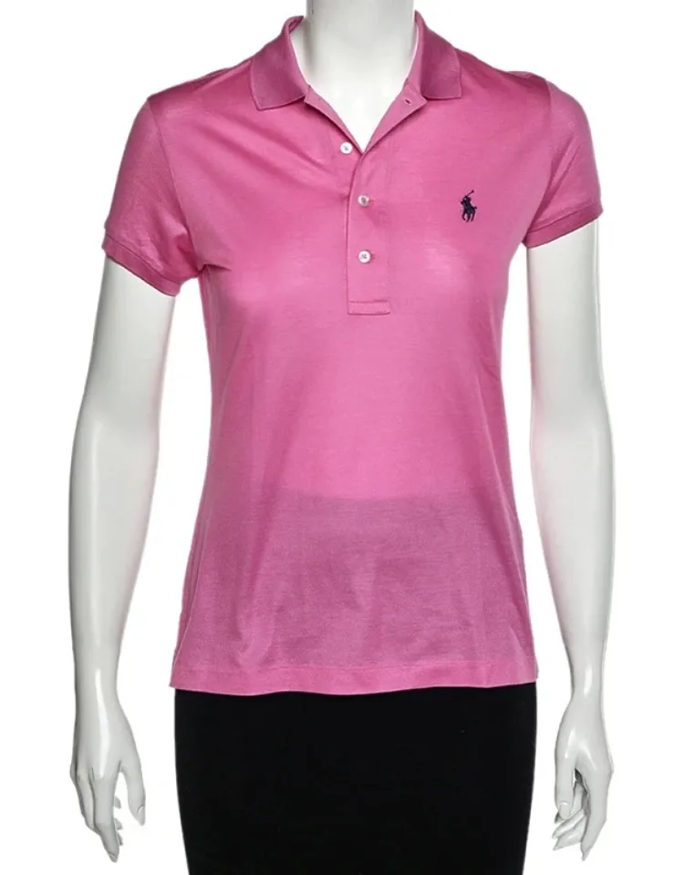 Cotton Pique Short Sleeve Polo T-shirt