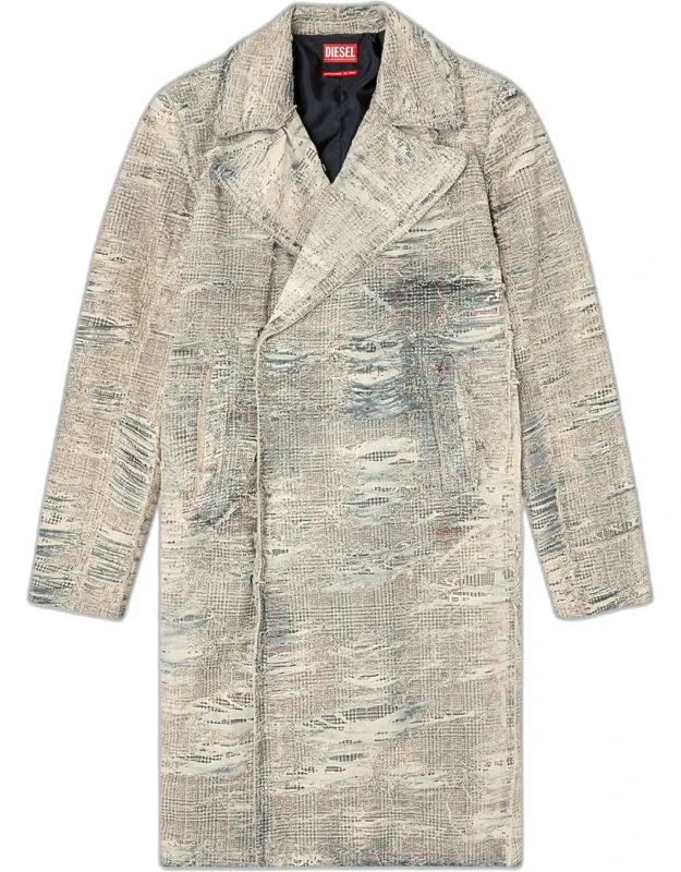 Distressed Prince Of Wales Topcoat