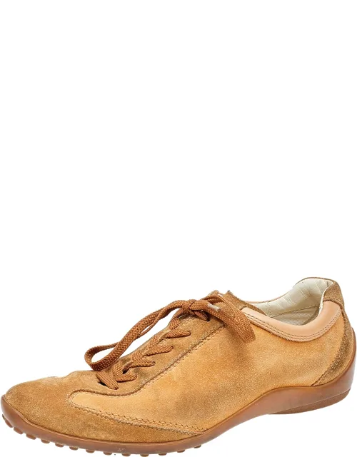 Suede Low Top Sneakers