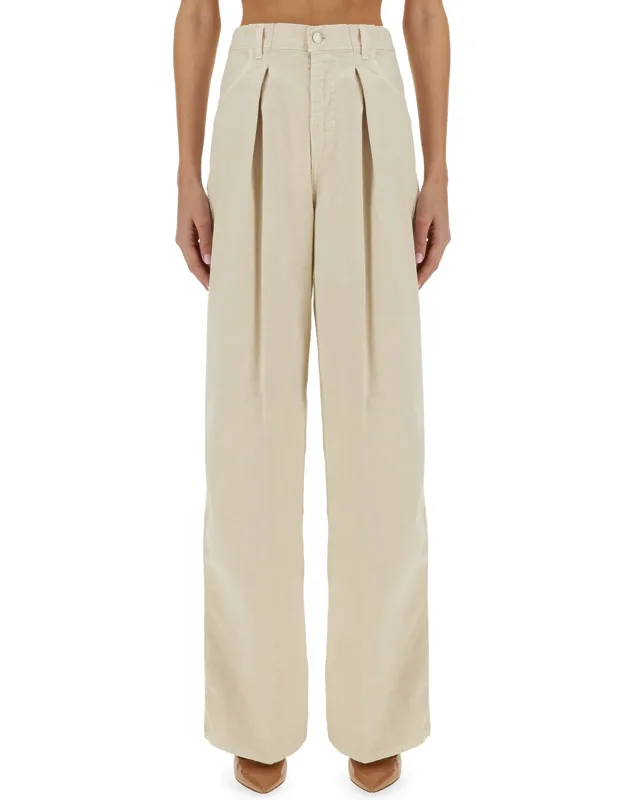 Wide Leg Jeans Made In Italy