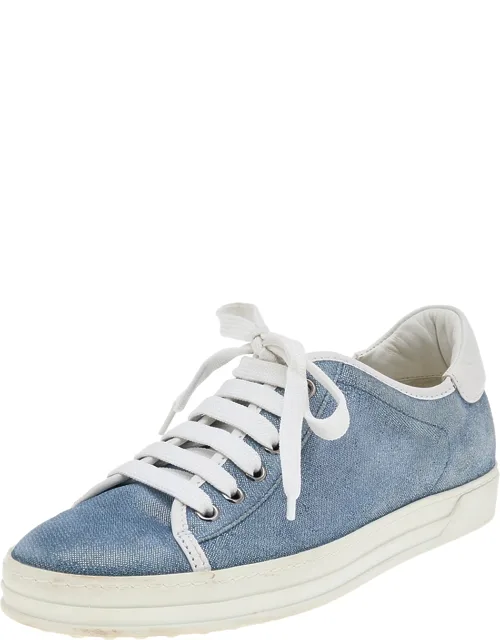 Glitter Suede Low Top Sneakers