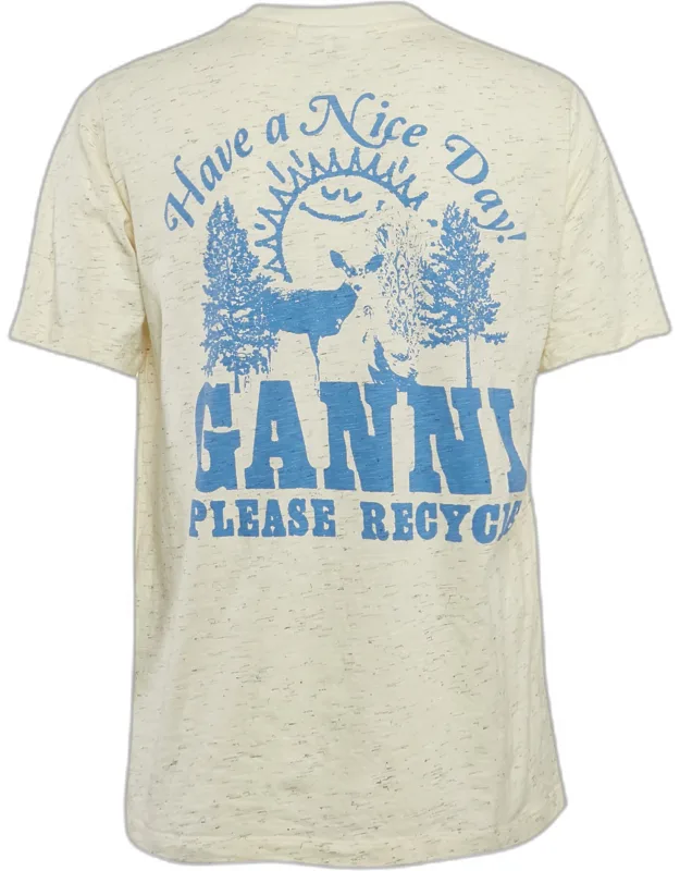 Have A Nice Day Print Jersey T-shirt